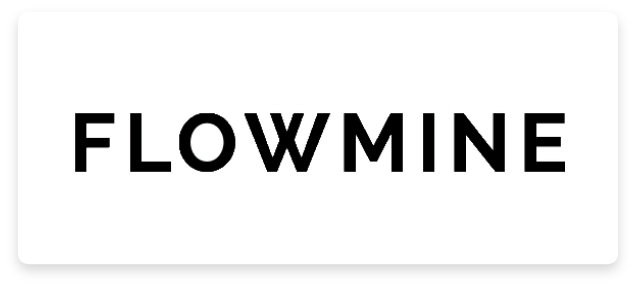 FLOWMINE様のロゴ、FLOWMINE様 予約システム導入事例のリンク