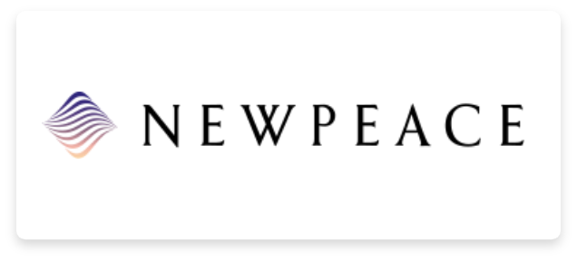 newpeace様のロゴ、株式会社MTG様 予約システム導入事例のリンク